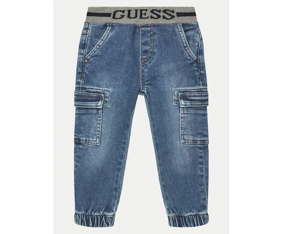 obrazek 1 Guess Jeansy N5RA02 D4GV0 Niebieski Regular Fit