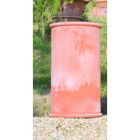 Picture Tall flower pot made of terracotta - Fornace Masini