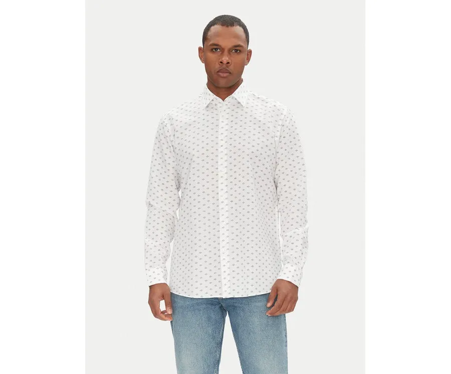 obrazek 1 HUGO Koszula Valerio 50539802 Biały Modern Fit