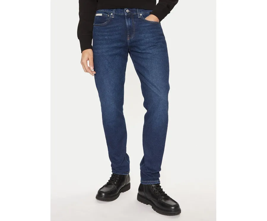 obrazek 1 Calvin Klein Jeans Jeansy J30J327007 Granatowy Slim Fit