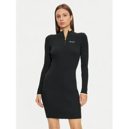 Zdjęcie Tommy Jeans Sukienka dzianinowa DW0DW19836 Czarny Slim Fit