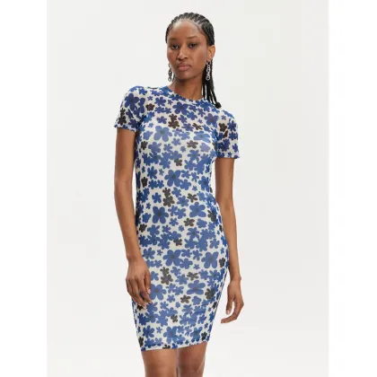 Zdjęcie Hugo Sukienka codzienna Nasaja_B 50514940 Niebieski Slim Fit HUGO