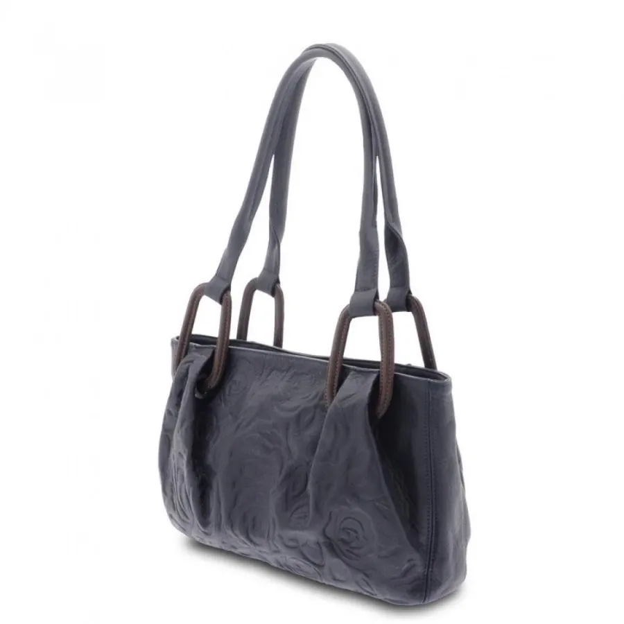 obrazek 3 Elegancka skórzana torebka na ramię - Giudi