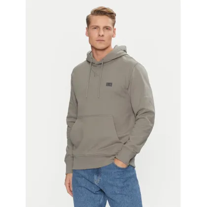 Zdjęcie Calvin Klein Jeans Bluza Woven Label Hoodie J30J327113 Zielony Regular Fit