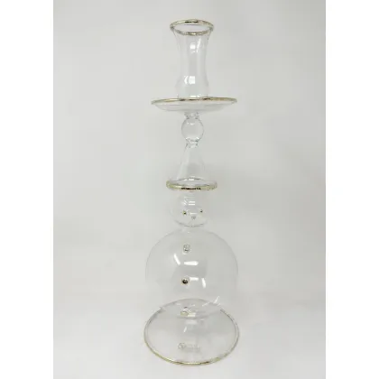 Zdjęcie Oryginalny szklany świecznik bałwanek z Murano