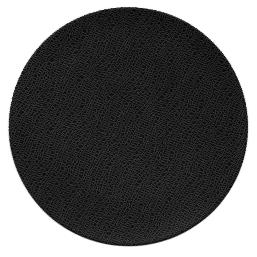 obrazek 1 Okrągły talerz do serwowania 33 cm w stylowym czarnym  kolorze - Seltmann Weiden