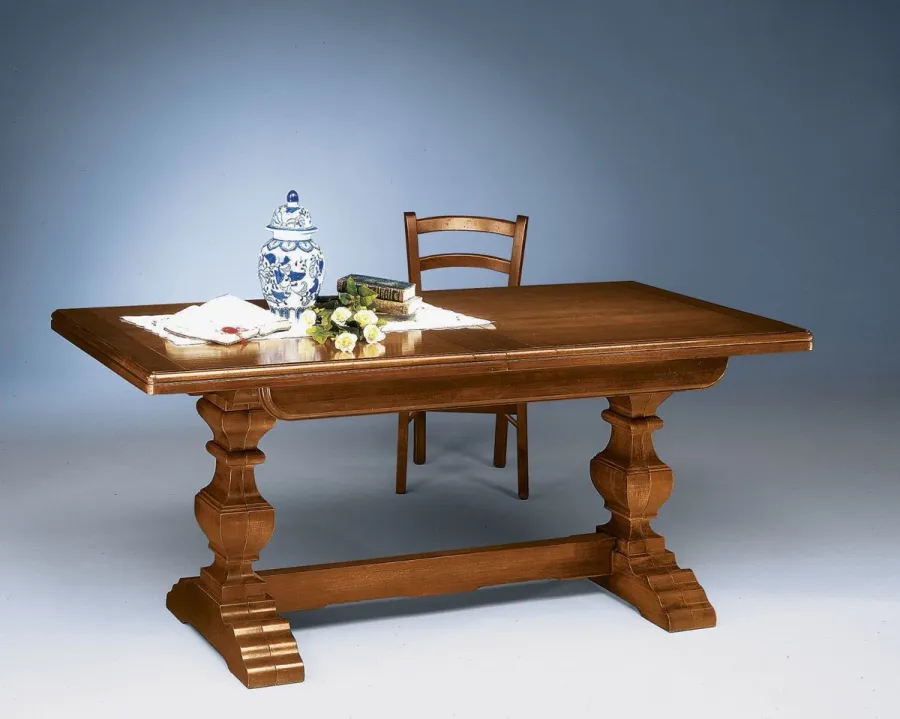 obrazek 1 Włoski, klasyczny stół rozsuwany 180-360cm do eleganckiej jadalni - Zanini