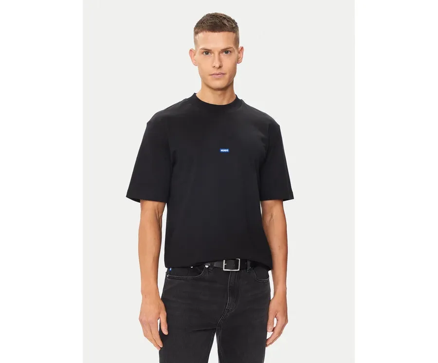 obrazek 1 Hugo T-Shirt Nieros 50509991 Czarny Regular Fit HUGO