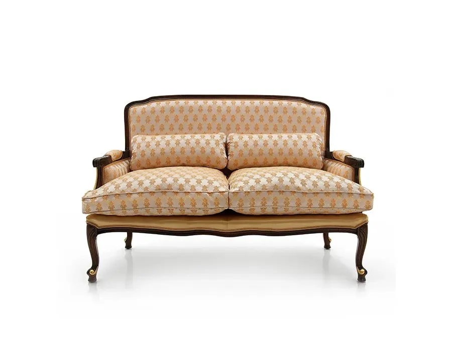 obrazek 2 Wygodna sofa w stylu klasycznym o strukturze drewna bukowego - Sevensedie