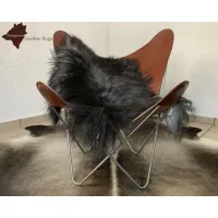 Picture Prestigious decorative carpet made of sheepskin