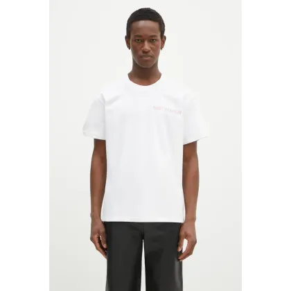 Zdjęcie JW Anderson t-shirt bawełniany Best In Show Back Print T-Shirt kolor biały z nadrukiem JT0252.PG0772.001