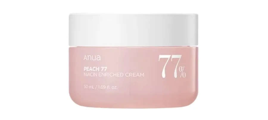 obrazek 1 Anua Peach 77% Niacin Enriched Nawilżający krem do twarzy z ekstraktem z brzoskwini 50 ml