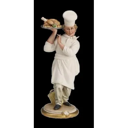Zdjęcie Statuetka szefa kuchni z porcelany