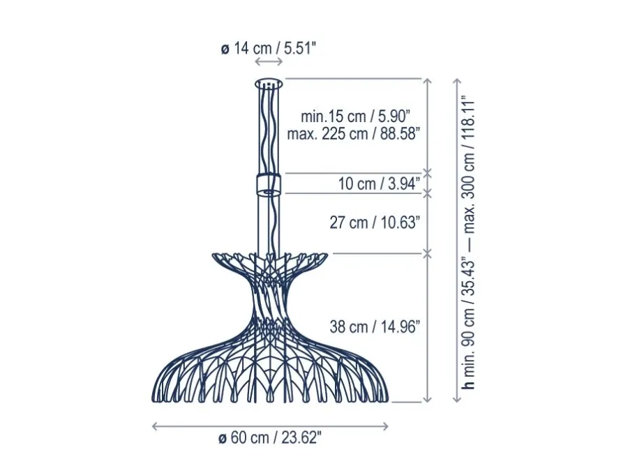 obrazek 2 Stylowa lampa wisząca do oryginalnych wnętrz