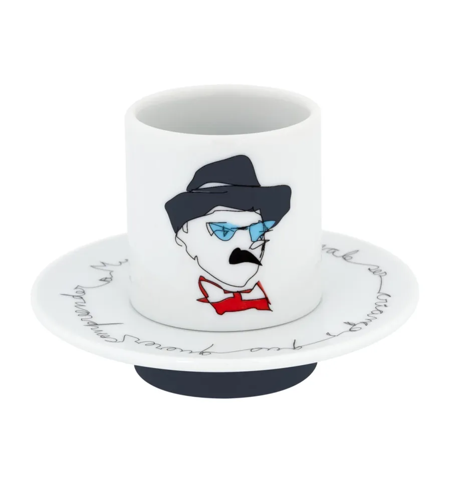 picture 5 A stylish set of 4 porcelain coffee cups with saucers - Vista Alegre