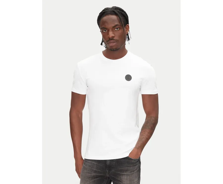 obrazek 1 Just Cavalli T-Shirt 78OAHT12 Biały Slim Fit