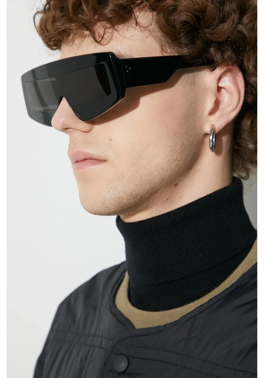 obrazek 1 Rick Owens okulary przeciwsłoneczne Occhiali Da Sole Sunglasses Phleg kolor czarny RG0000007.GBLKB.0909