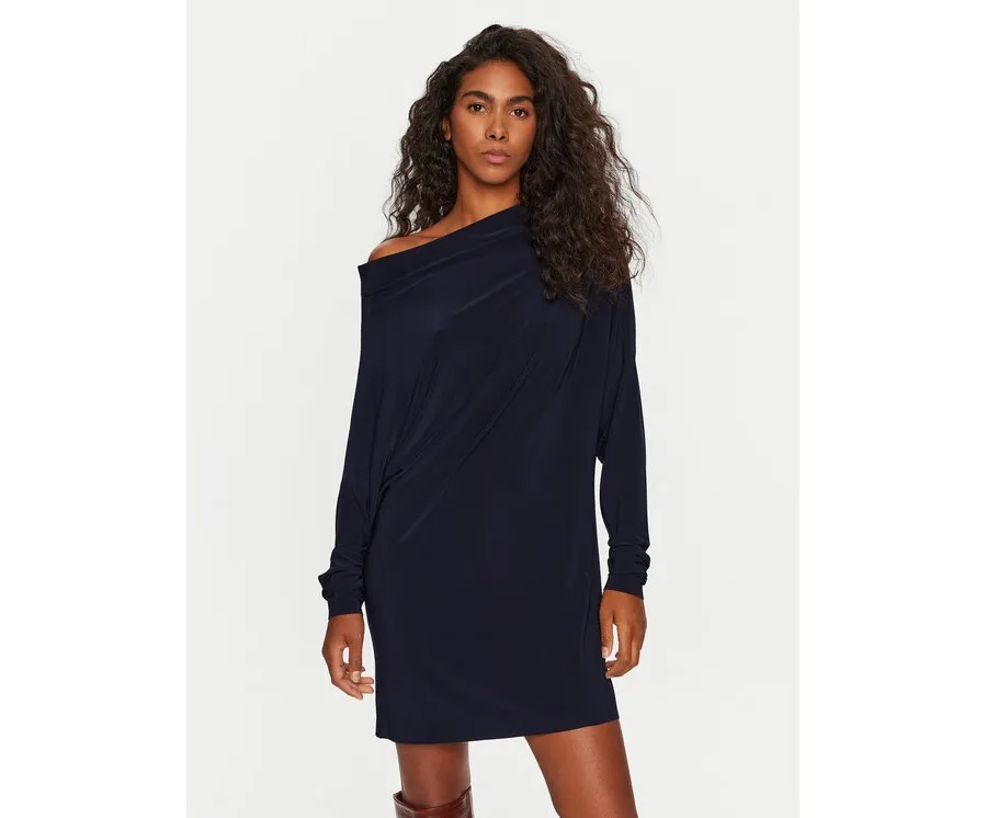 obrazek 1 NORMA KAMALI Sukienka codzienna KK2243PLD96951 Granatowy Regular Fit