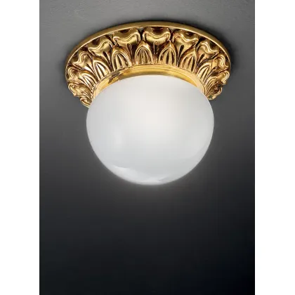 Zdjęcie Niepowtarzalna lampa sufitowa wykonana we Włoszech