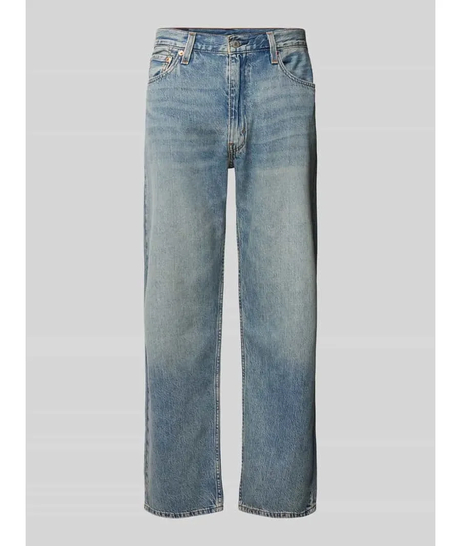 obrazek 1 Jeansy o kroju relaxed fit z 5 kieszeniami model ‘555’
