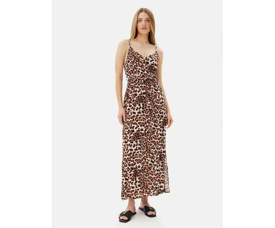 obrazek 1 Vero Moda Sukienka letnia Easy 10307995 Brązowy Regular Fit