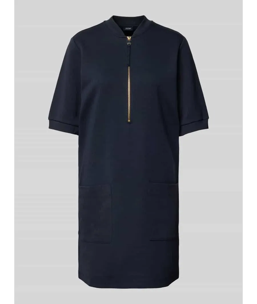 obrazek 1 Sukienka z dzianiny dresowej z listwą na zamek błyskawiczny model ‘Tinka’