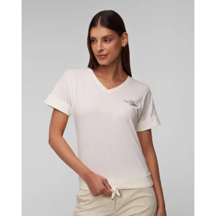 Zdjęcie Brązowy T-shirt Damski Aeronautica Militare
