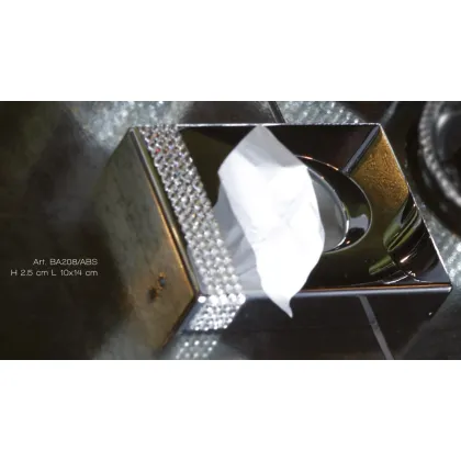 Zdjęcie Pojemnik na torby higieniczne z ABS z elementami Swarovskiego - Il Paralume Marina