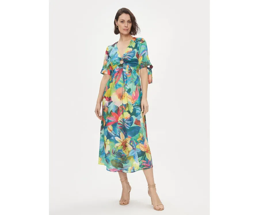 obrazek 1 Liu Jo Sukienka codzienna CA4359 TS017 Kolorowy Regular Fit