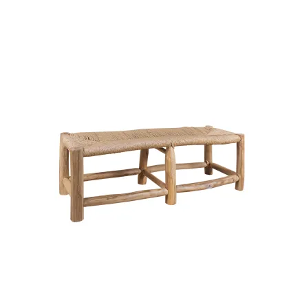 Zdjęcie Unikatowa ogrodowa ławka bez oparcia Serengeti