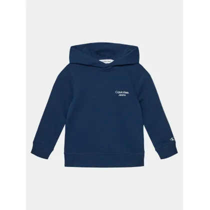 Zdjęcie Calvin Klein Jeans Bluza Stack Logo IB0IB01293 Granatowy Regular Fit
