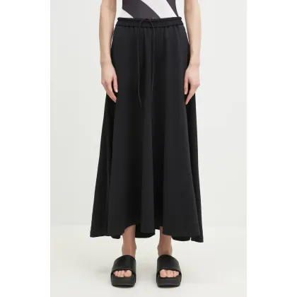 Zdjęcie Y-3 spódnica 3-Stripes Track Skirt kolor czarny midi rozkloszowana JN4985