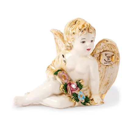 Picture Decorative ceramic angel figurine
