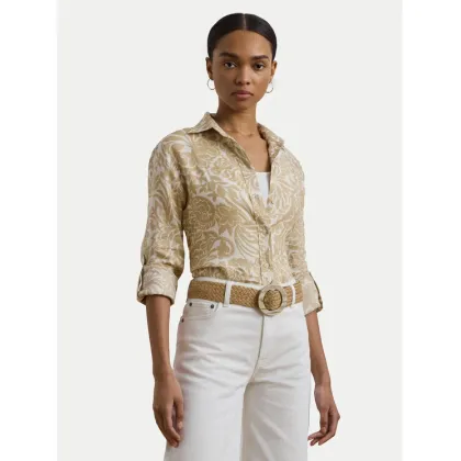 Zdjęcie LAUREN RALPH LAUREN Koszula 200963700002 Beżowy Relaxed Fit