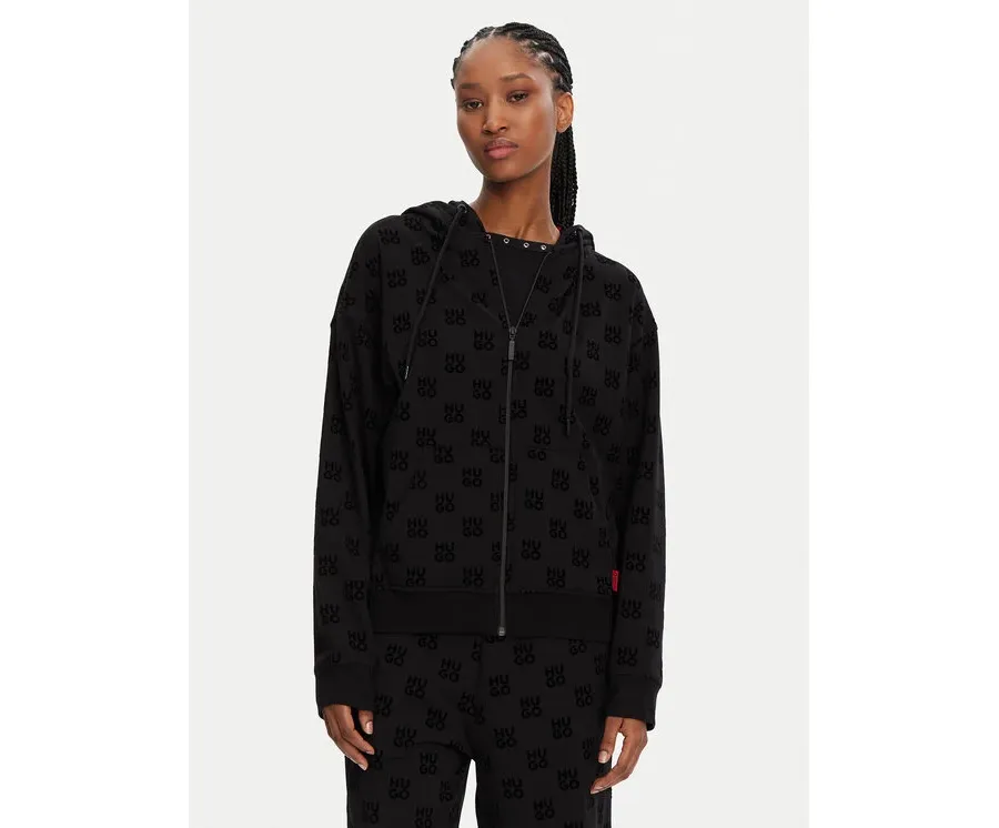 obrazek 1 HUGO Bluza Flokki 50531659 Czarny Relaxed Fit