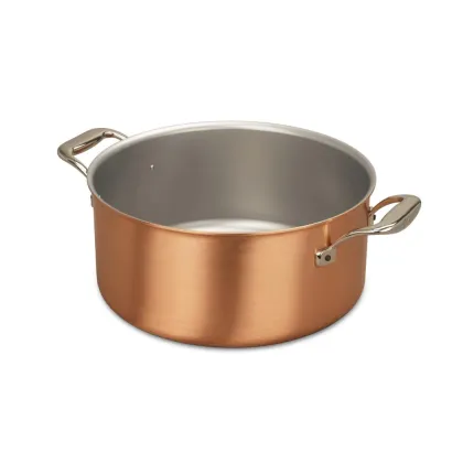 Zdjęcie Miedziany garnek do casserole o średnicy 28 cm