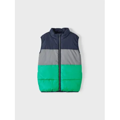 Zdjęcie NAME IT Kamizelka 13211842 Zielony Regular Fit