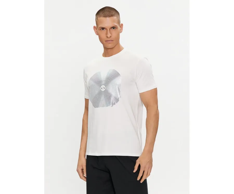 obrazek 1 Armani Exchange T-Shirt 3DZTJK ZJE6Z 1116 Biały Regular Fit