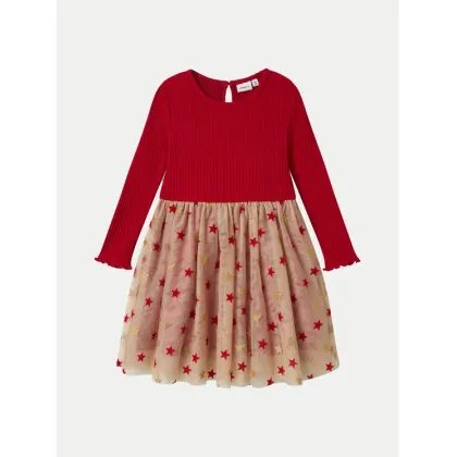 Zdjęcie NAME IT Sukienka codzienna 13236039 Czerwony Regular Fit