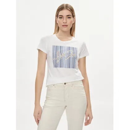 Zdjęcie Liu Jo T-Shirt MA4340 JS923 Biały Regular Fit