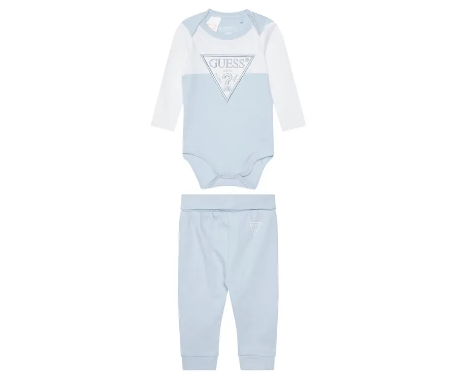 obrazek 1 Guess Komplet body i spodnie H5YW08 J1314 Niebieski Regular Fit