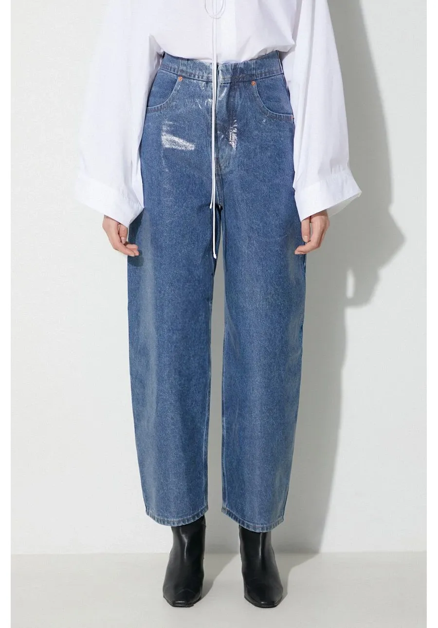 obrazek 1 MM6 Maison Margiela jeansy Pants 5 Pockets damskie high waist S62LB0155