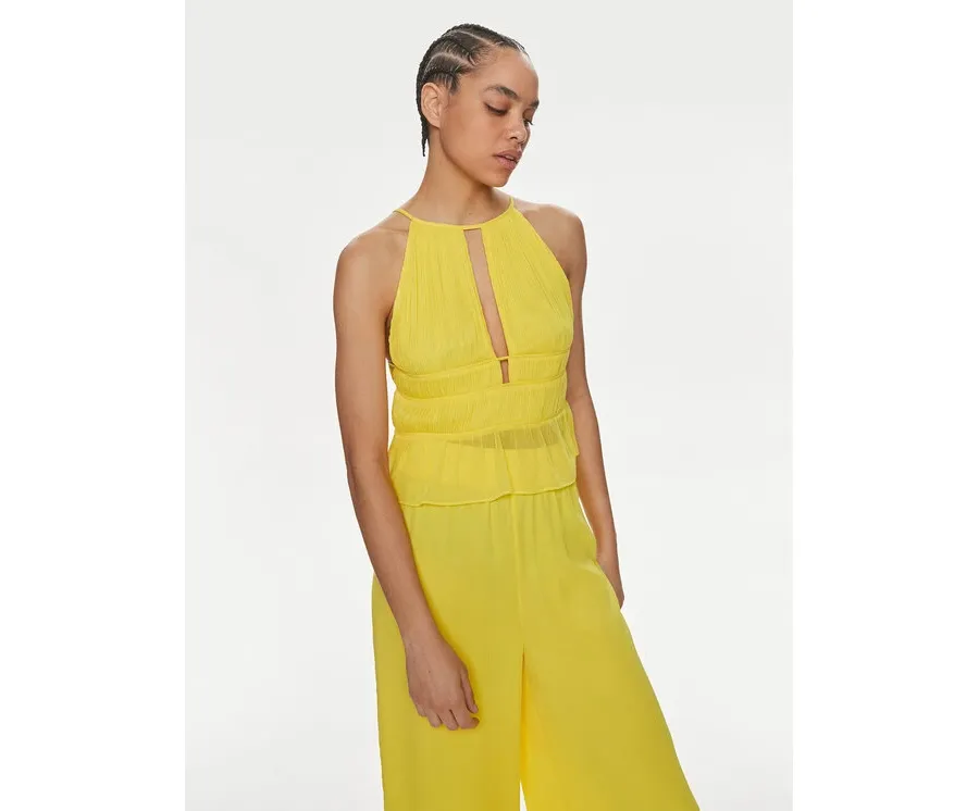 obrazek 1 Patrizia Pepe Top 2C1540/A061-Y447 Żółty Regular Fit