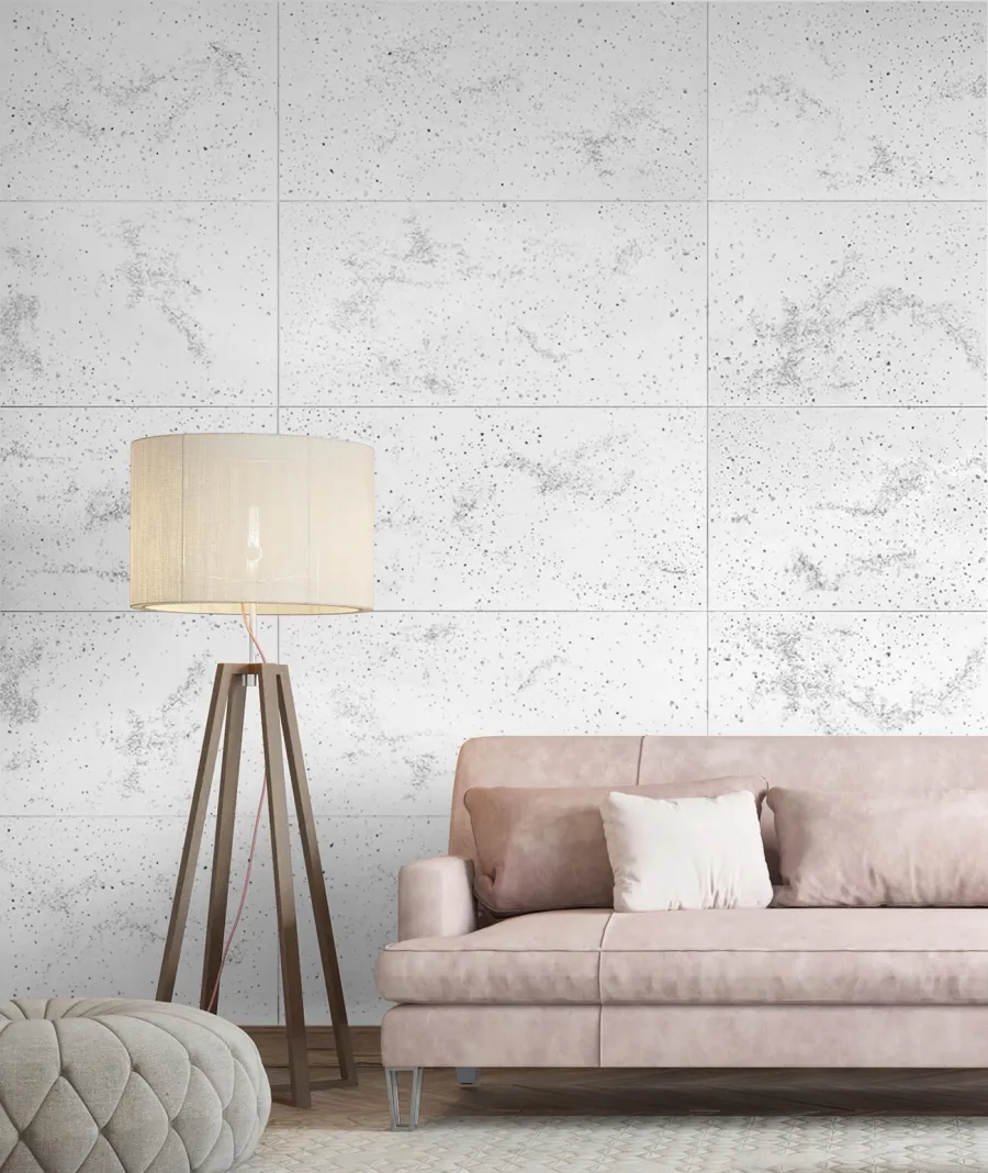 obrazek 1 60x60 cm DS - (biały, srebrne kruszywo) - płyta beton architektoniczny ultralekka