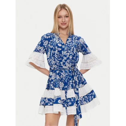 Zdjęcie Iconique Sukienka letnia Aura IC24-063 Niebieski Regular Fit