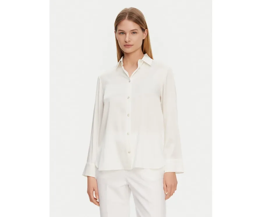 obrazek 1 Max Mara Koszula Kadiak 2516111027650 Écru Regular Fit