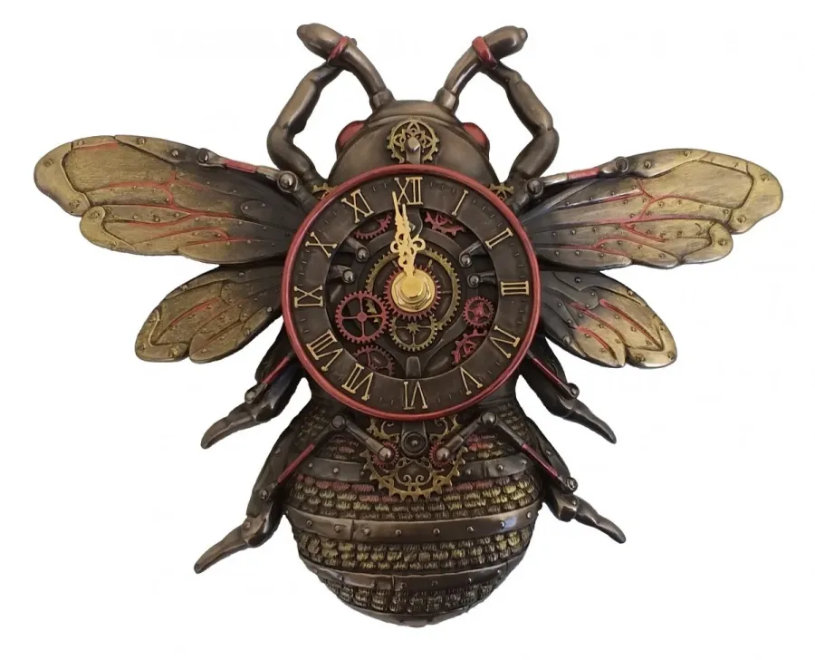 obrazek 1 Steampunkowy zegar w kształcie pszczoły