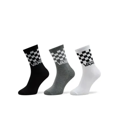 Zdjęcie Vans Zestaw 3 par wysokich skarpet męskich Classic Check Crew VN000F0WY281 Czarny