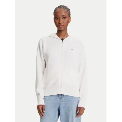 Zdjęcie Tommy Hilfiger Kardigan WW0WW42018 Écru Regular Fit