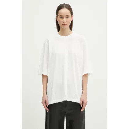 Zdjęcie Rick Owens t-shirt bawełniany Walrus T damski kolor biały DS01E3201.RN